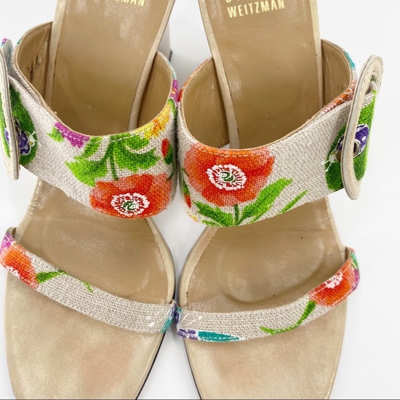 Stuart Weitzman Slip On Wedge Sandal - Picture 8 of 11